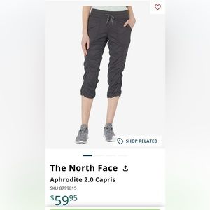 Women’s North Face Capri Joggers - Size XL
